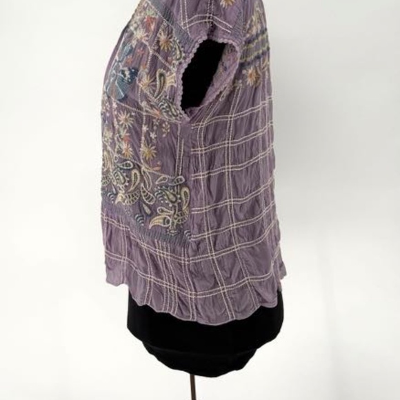 Johnny Was Paise Blouse Size Large - Picture 5 of 13